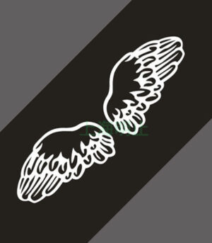 Car Reflective Stickers Car Personality Stickers Angel Wings Car Stickers Rear Stickers Wings Stickers C