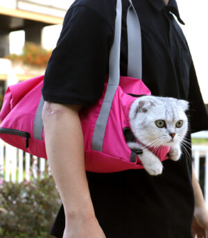 Cat Travel Bag Double Lined Anti Scratch And Bite Pet Bags