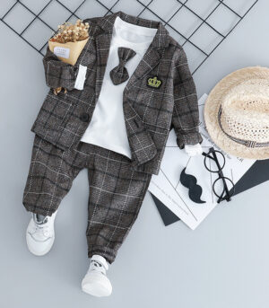 British small suit children's suit gentleman three-piece suit