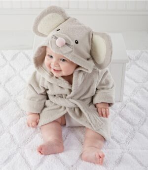 Children's Hooded Absorbent Animal-shaped Bathrobe