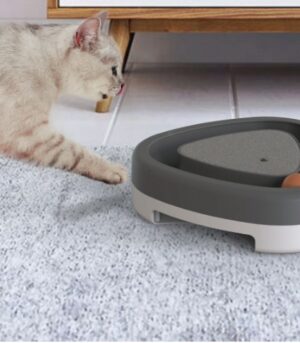 Pet Cat Self-hey Toy Smart Funny Cat Triangle Turntable Electric Toy Cat Scratcher