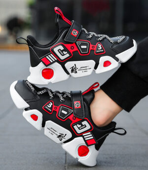 Mesh Fly Woven Velcro Breathable Sneakers