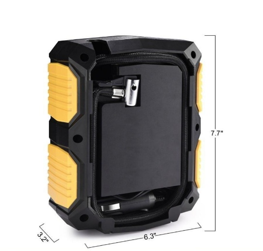 Digital Tire Inflator - DC 12 Volt Car Portable Air Compressor - Image 7