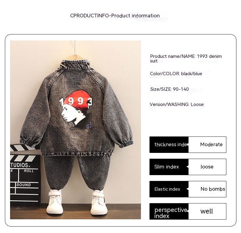 Boys Spring Clothing New Clothes Fashionable Handsome Children's Clothing - Image 5