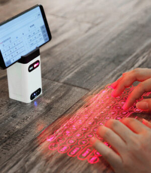 LEING FST Virtual Laser Keyboard Bluetooth Wireless Projector Phone Keyboard For Computer Pad Laptop With Mouse Function