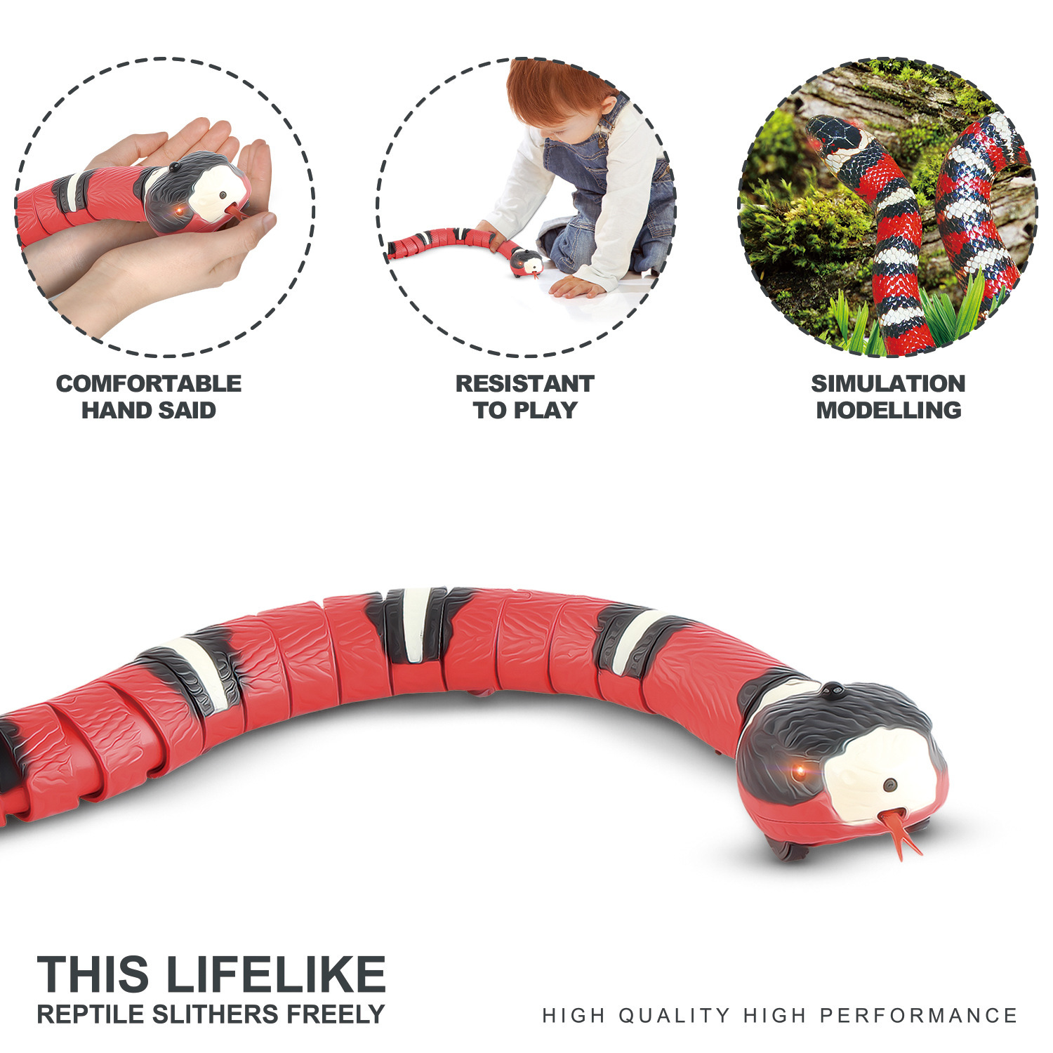 Smart Sensing Interactive Cat Toys Automatic Eletronic Snake Cat Teasering Play USB Rechargeable Kitten Toys For Cats Dogs Pet - Image 3