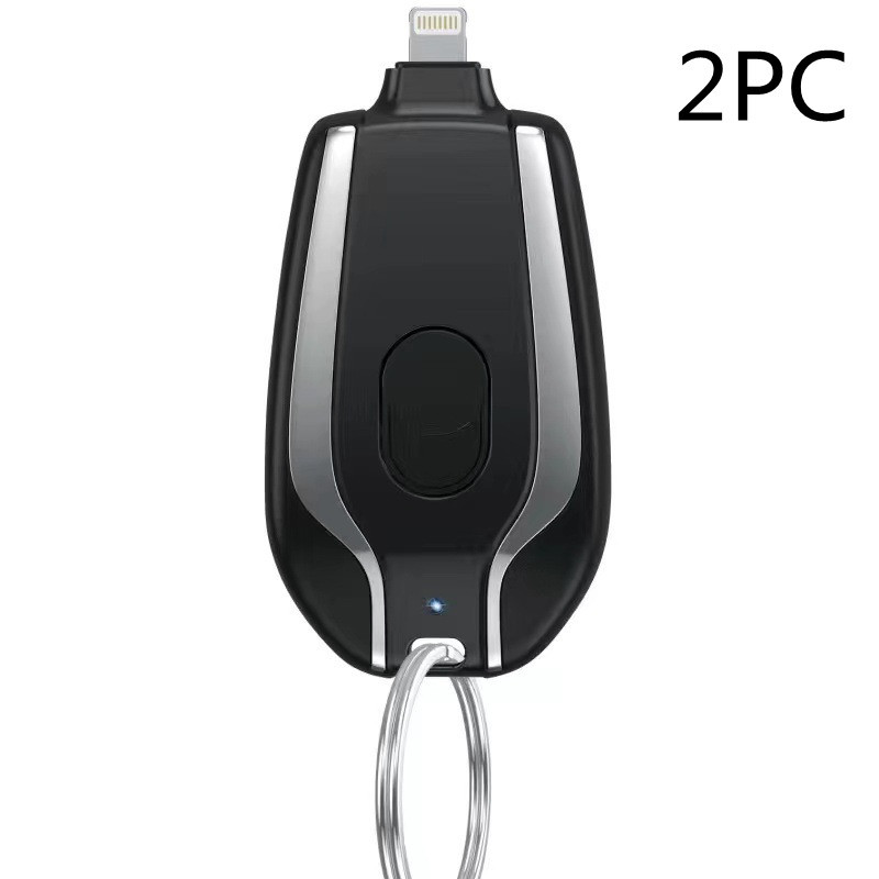 Keyring Charging Bank Wireless Portable 1500 Mah Emergency Power Supply Telescopic Small Mobile Power Supply - Image 9