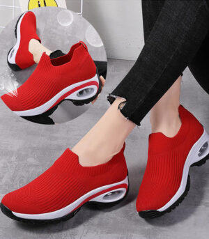 Sneakers Women Air Cushion Mesh Breathable Running Sports Shoes