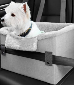 Portable Small Dog Car Seat Dog Booster Seat For Car With Clip-On Safety Leash Perfect For Small Pets Pet Products