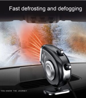 Warm Cold Dual Use Car Low Noise Defog Windscreen Fan Heater Demister Car Heater Fan Heater Window Mist Remover