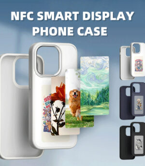 E-ink Screen Phone Case Unlimited Screen Projection Personalized Phone Cover Battery Free New Designer Luxury Phone Case