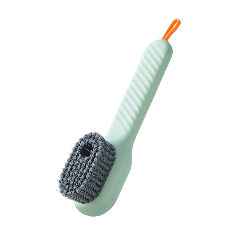 Multifunctional Soft-bristled Shoe Brush Long Handle Brush Automatic Liquid Adding Shoe Clothing Board Brush Cleaning Tool - Image 2